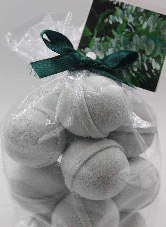 Spa Pure EUCALYPTUS & SPEARMINT - 14 Bath Bomb Fizzies - 14 per bag - USA MADE, SHEA, MANGO AND COCOA BUTTER, Ultra Moisturizing - Great for Dry Skin - Image 2